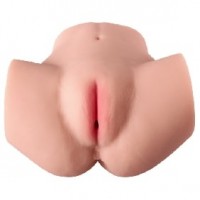 Vagina & Anal Lifelike Male Masturbator, Flesh tone